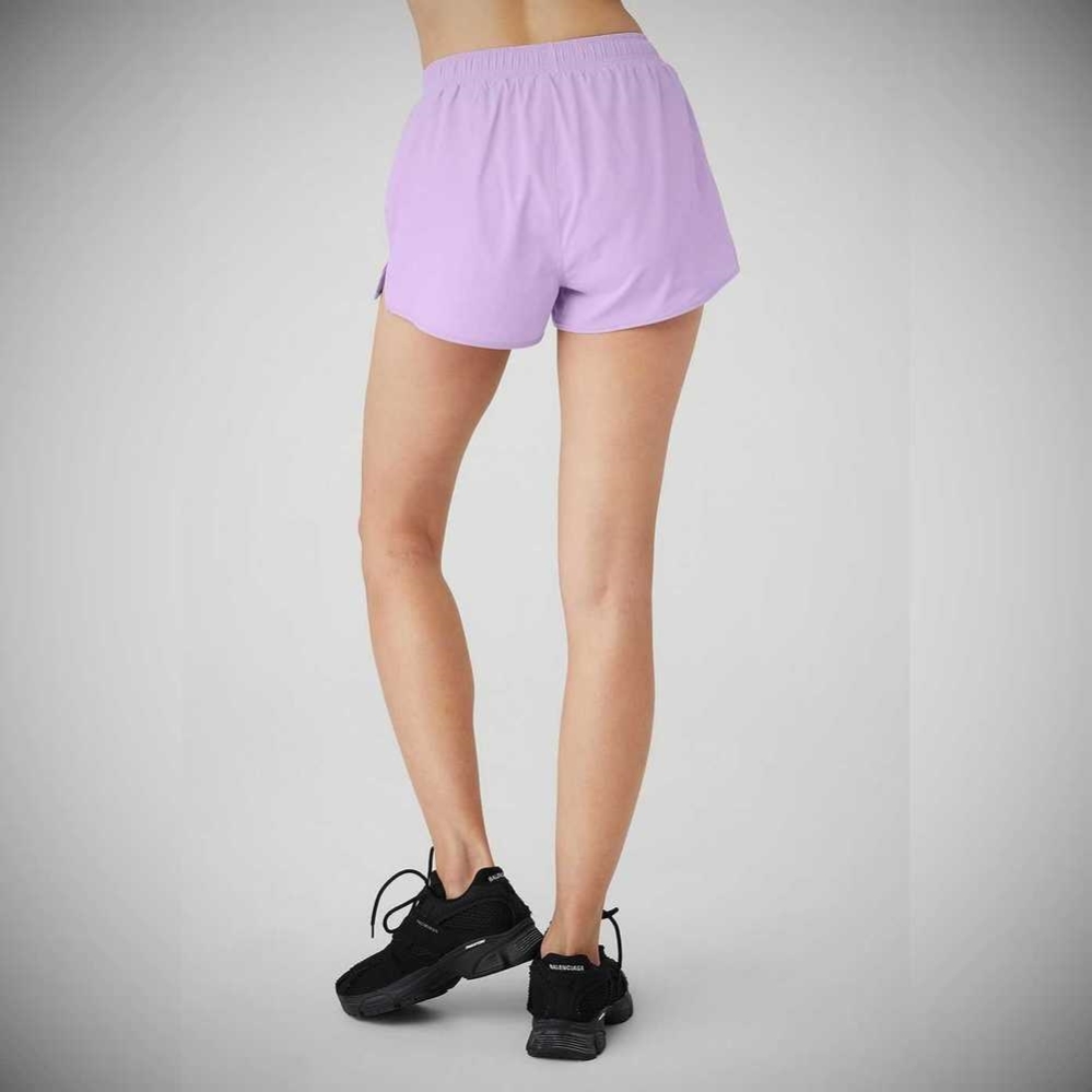 Alo Yoga Stride Kurze Hose Damen Lila | KOBVXU823