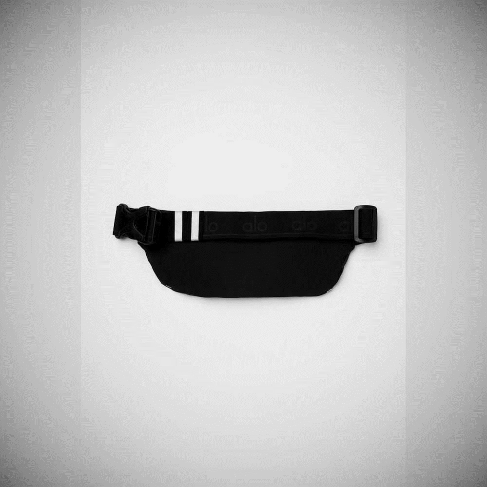 Alo Yoga Stride Lauf Belt Tasche Damen Schwarz | ZHCYDE768