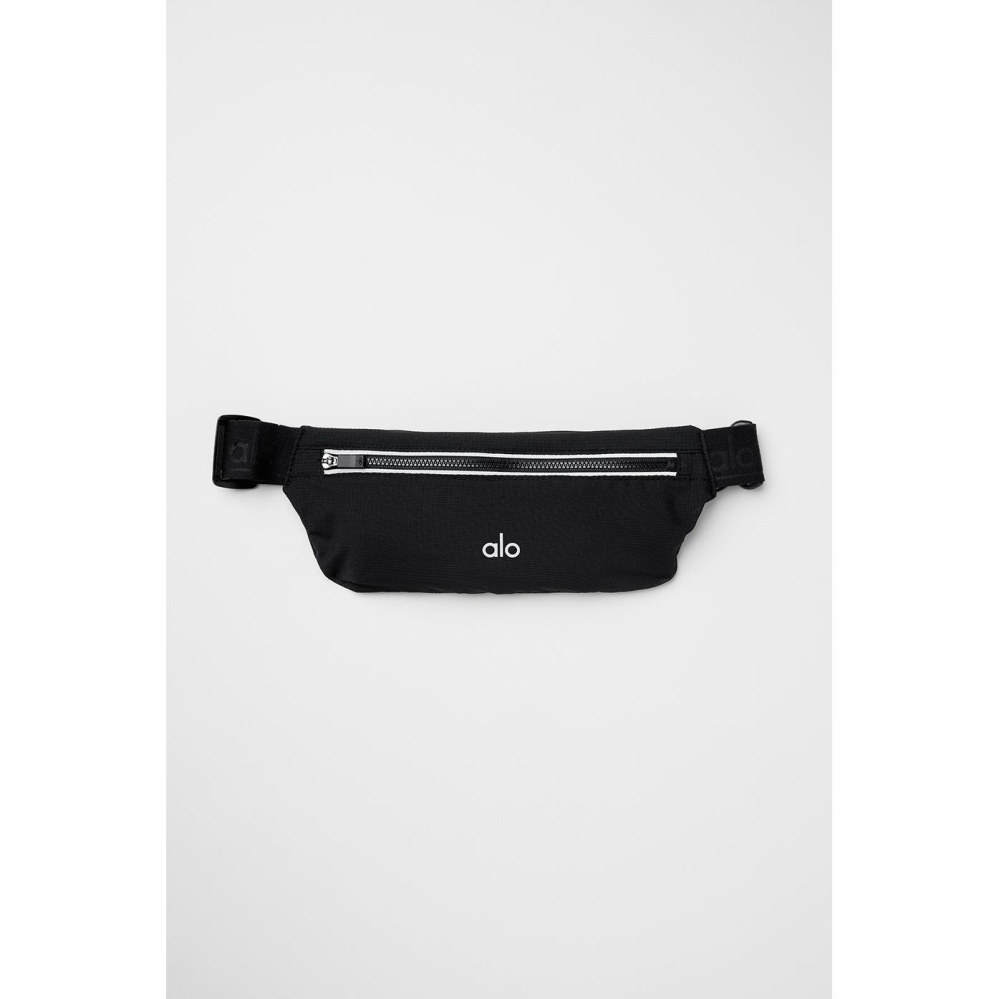 Alo Yoga Stride Lauf Belt Tasche Damen Schwarz | ZHCYDE768