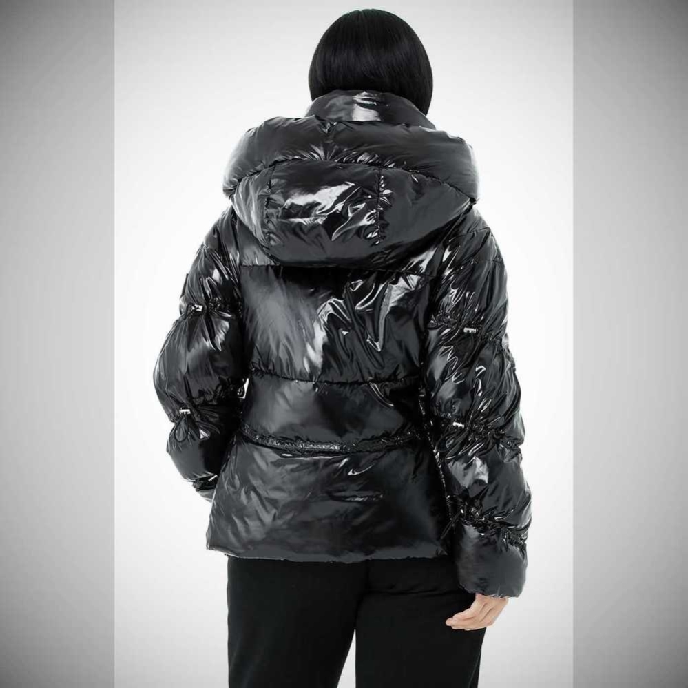 Alo Yoga Stunner Puffer Jacke Damen Schwarz | BJVYAM941