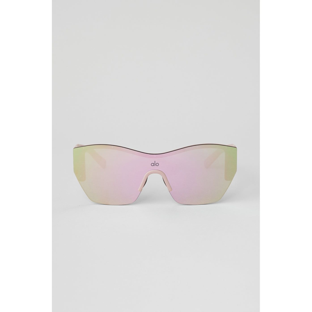 Alo Yoga Stunner Sonnenbrille Damen Rosa Schwarz | MXHIVF205