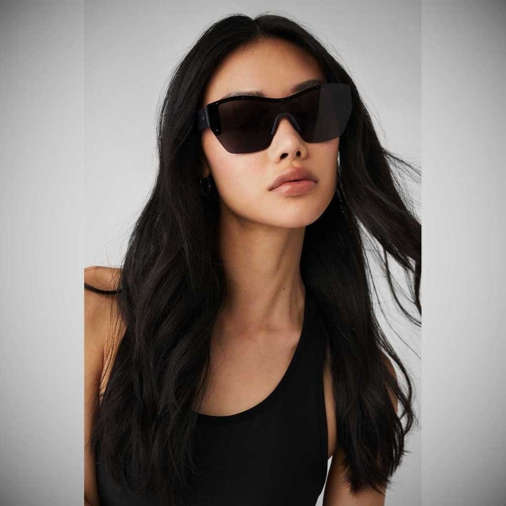 Alo Yoga Stunner Sonnenbrille Damen Schwarz | IWUXYE241