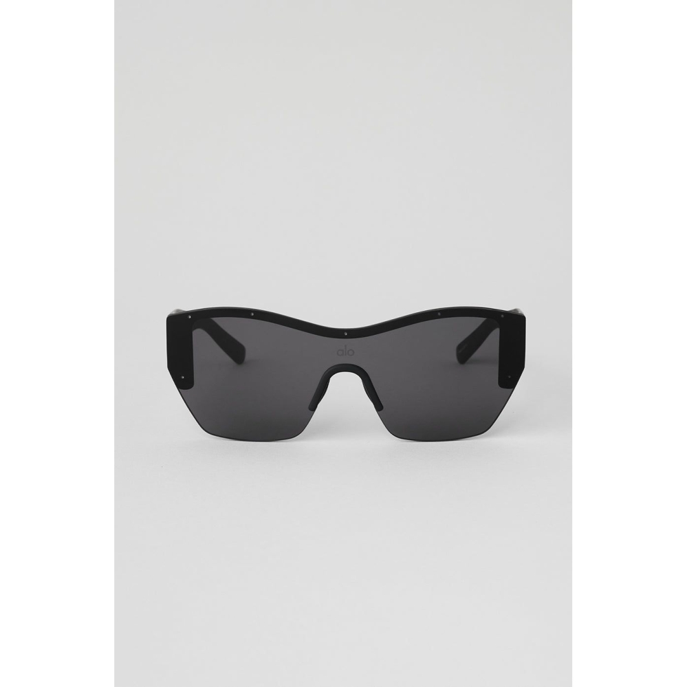 Alo Yoga Stunner Sonnenbrille Damen Schwarz | IWUXYE241