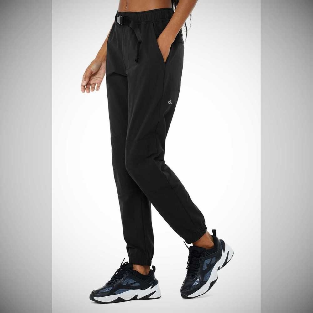 Alo Yoga Talus Tech Hose Damen Schwarz | KRDZGP412