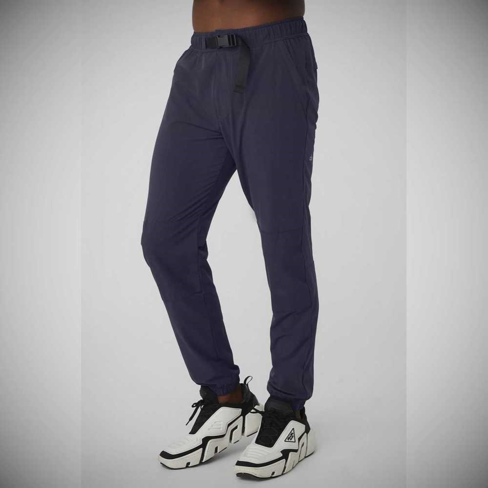 Alo Yoga Talus Tech Hose Herren Navy | IKJBAW106