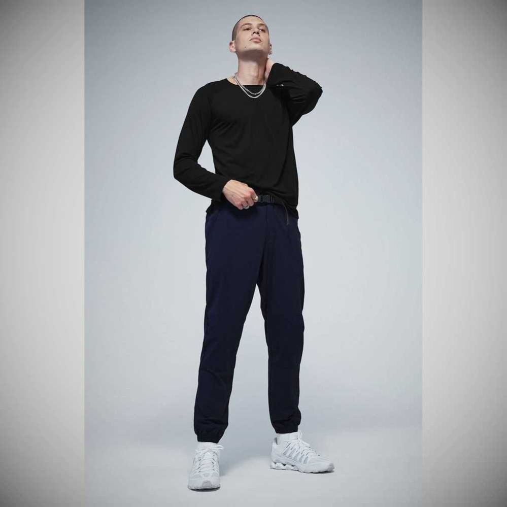 Alo Yoga Talus Tech Hose Herren Navy | IKJBAW106