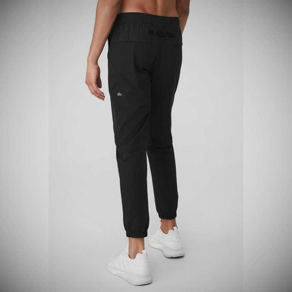 Alo Yoga Talus Tech Hose Herren Schwarz | XABJGW872