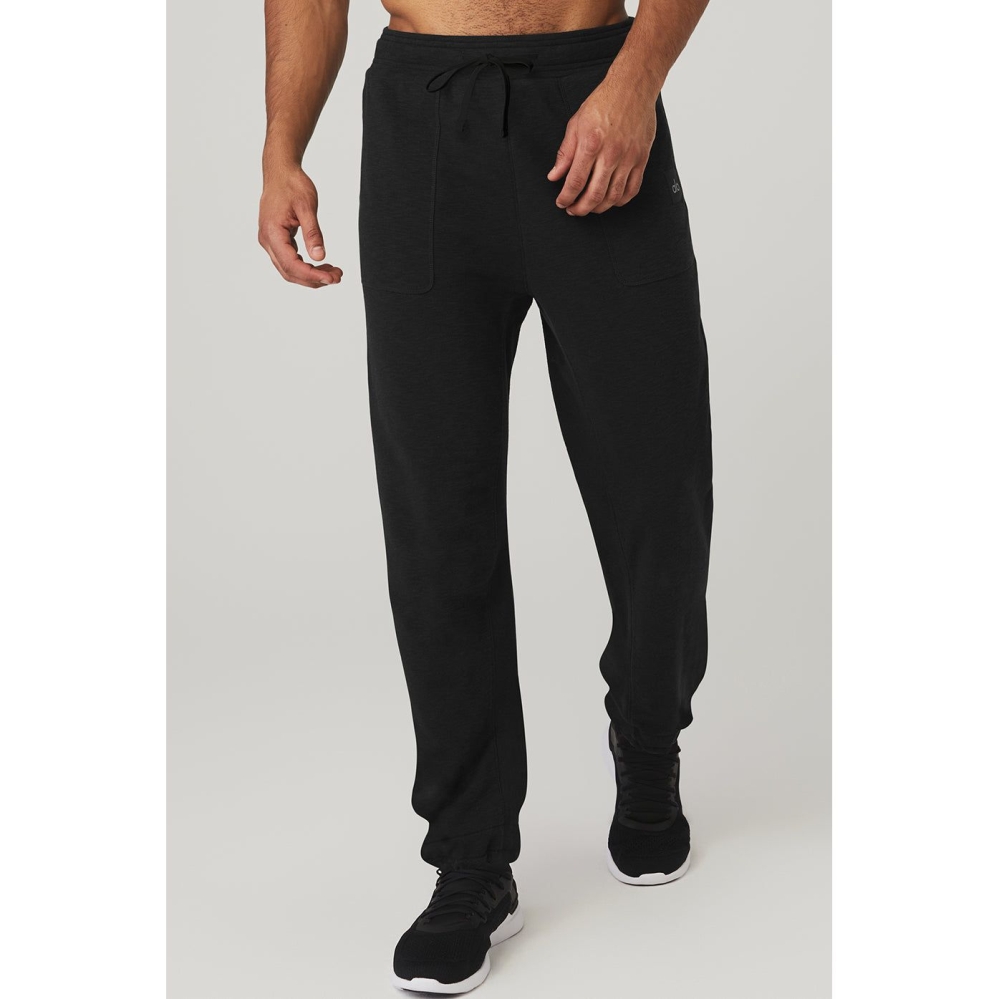 Alo Yoga The Qualifier Hose Herren Schwarz | TFJSED104