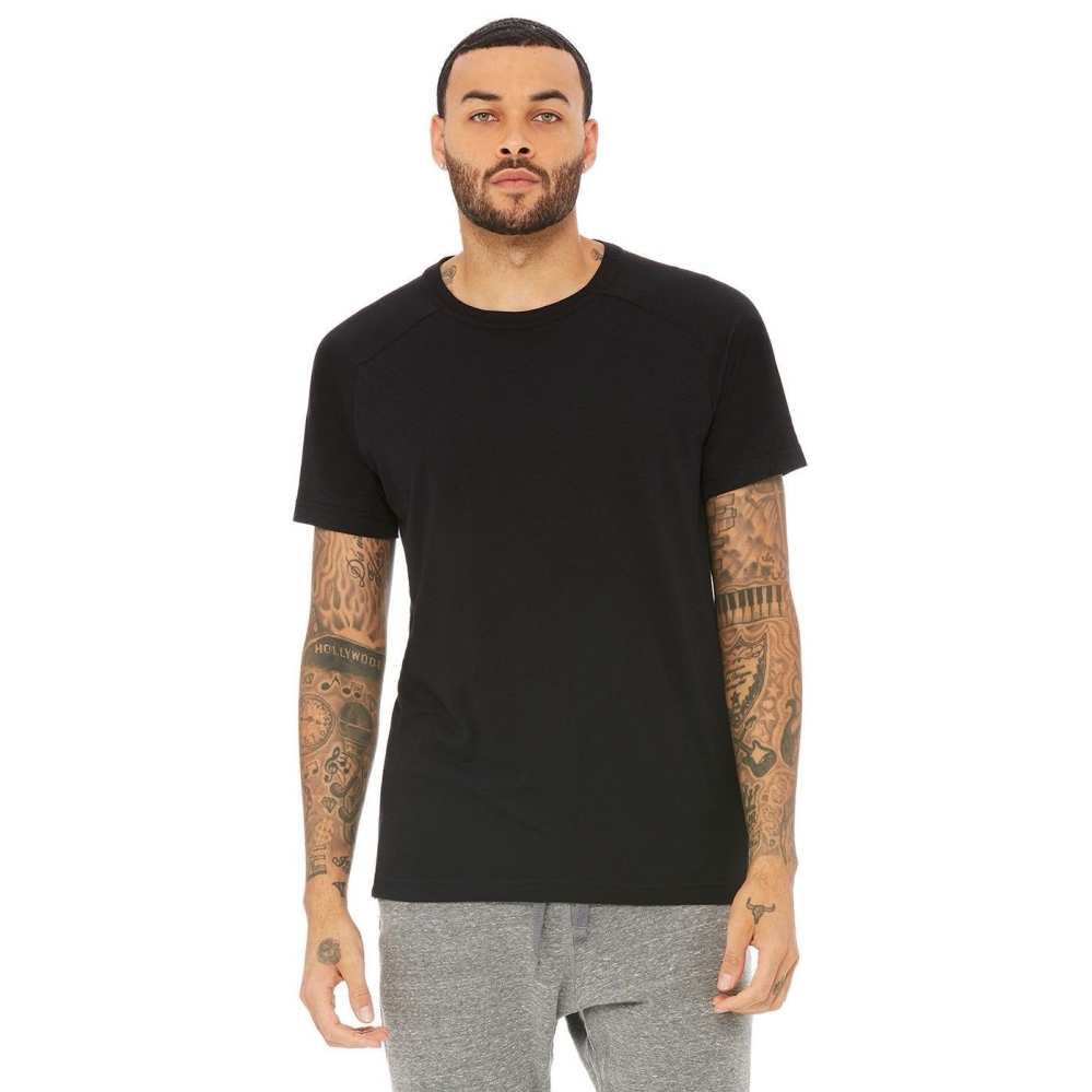 Alo Yoga The Triumph Crew Neck Tee Short Sleeve Herren Schwarz | OGTIAQ206