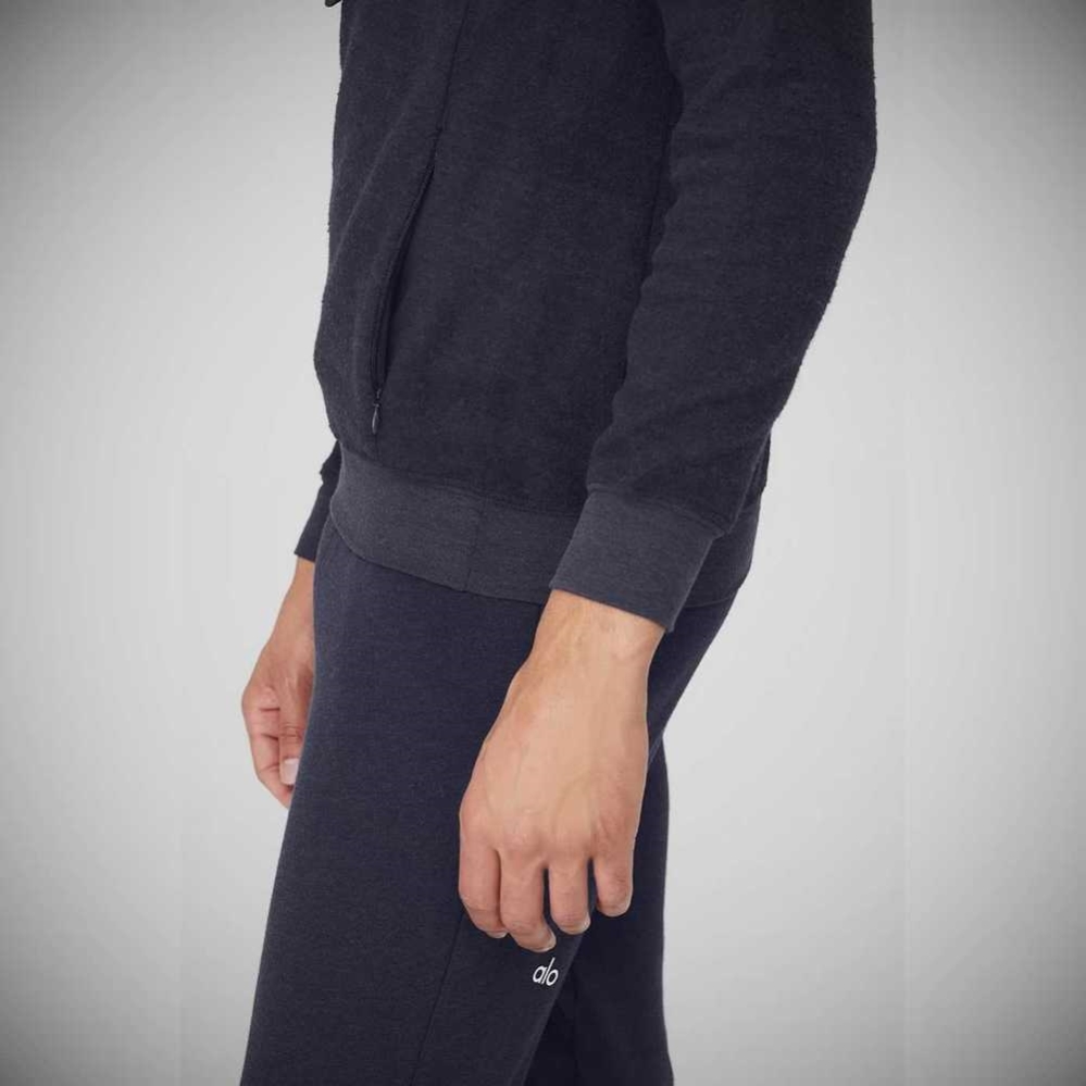 Alo Yoga The Triumph Oberbekleidung Herren Navy | PMHIZA529