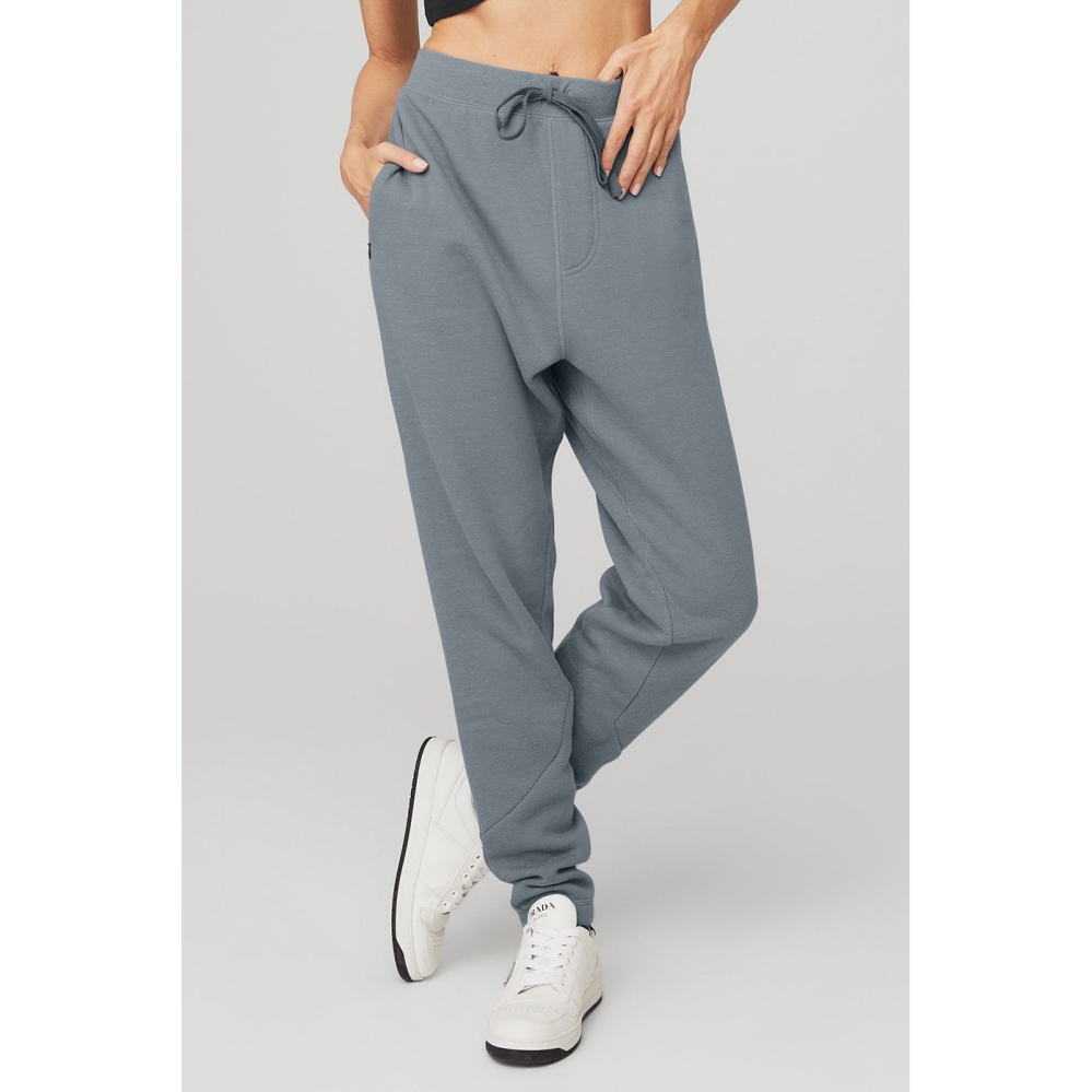 Alo Yoga The Triumph Sweathose Damen Blau | WUVDTY920