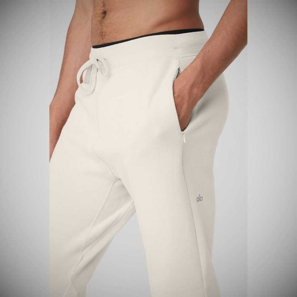 Alo Yoga The Triumph Sweathose Herren Beige | SOWZYC857