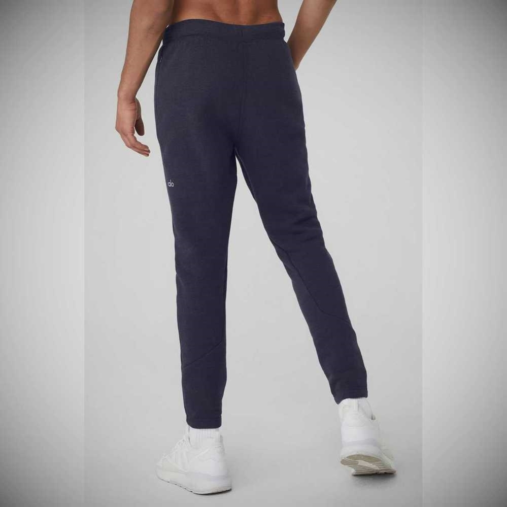 Alo Yoga The Triumph Sweathose Herren Navy | AEOJWM569