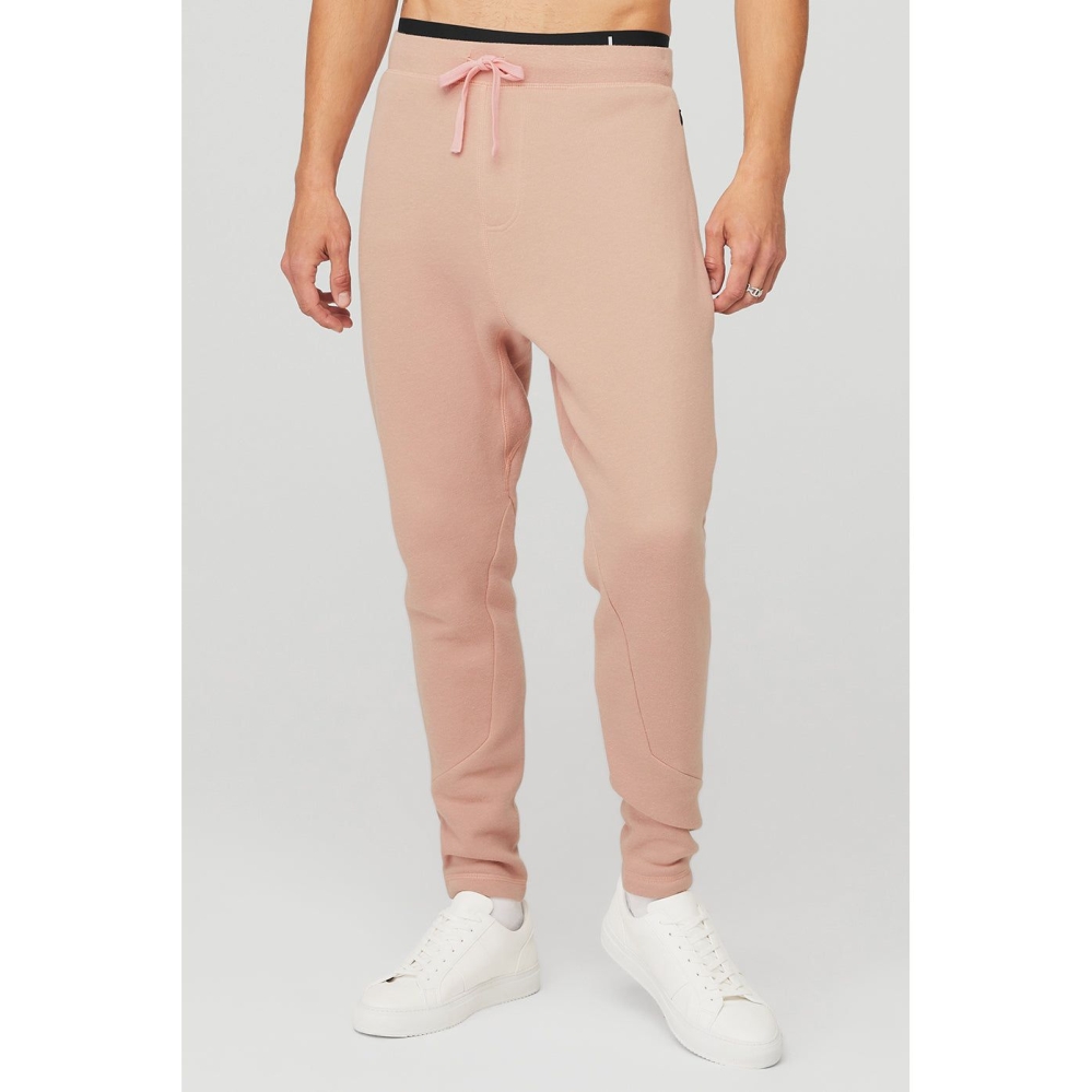 Alo Yoga The Triumph Sweathose Herren Rosa Grau | FBKJMD895