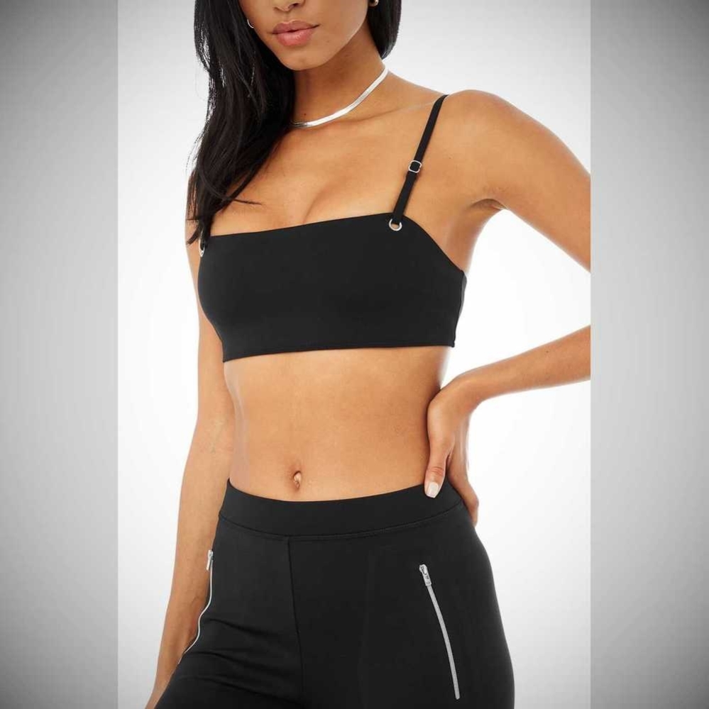 Alo Yoga Thrill Seeker BHs Damen Schwarz | FDBNHQ425