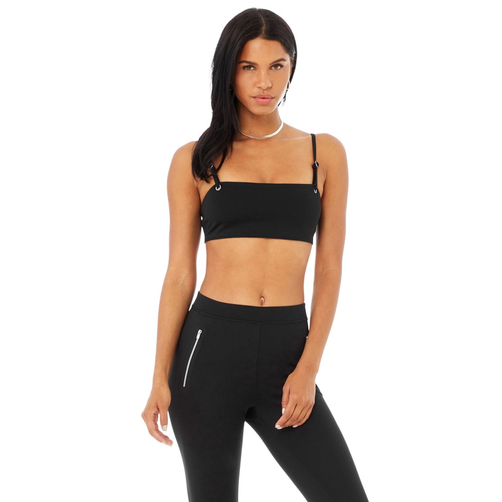 Alo Yoga Thrill Seeker BHs Damen Schwarz | FDBNHQ425