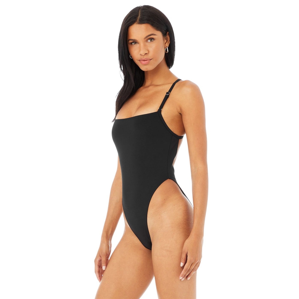 Alo Yoga Thrill Seeker Bodys Damen Schwarz | LMETPU943