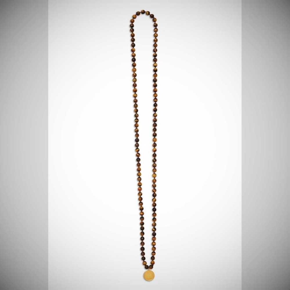 Alo Yoga Tiger’s Eye Mala Ketten Herren Braun | GNQAVK137