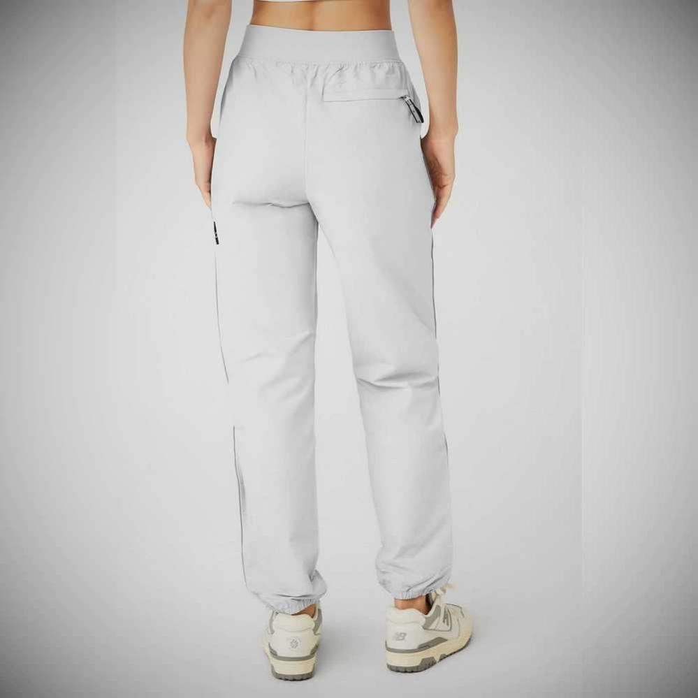 Alo Yoga Torrent Track Sweathose Damen Silber | LTNDYK827