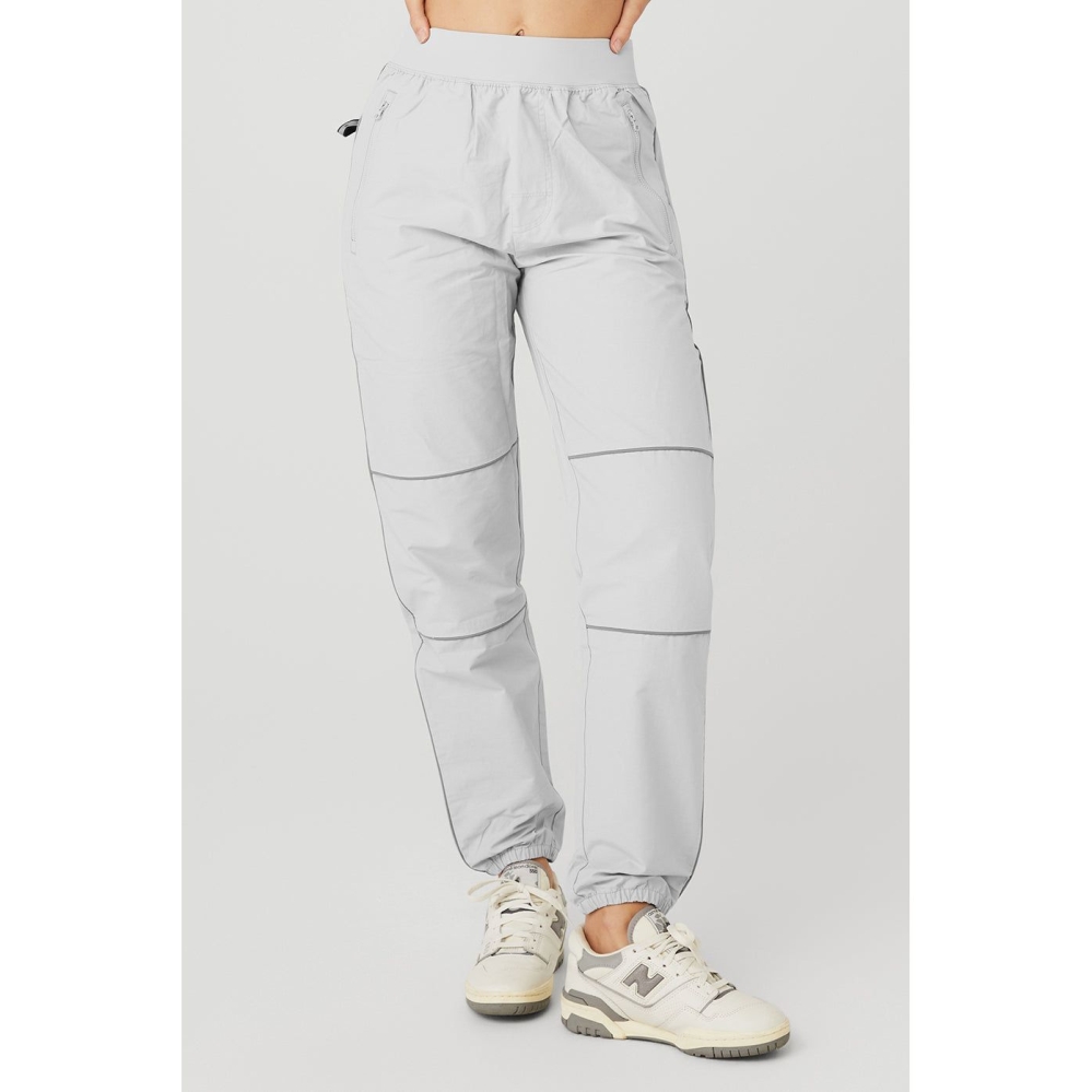 Alo Yoga Torrent Track Sweathose Damen Silber | LTNDYK827