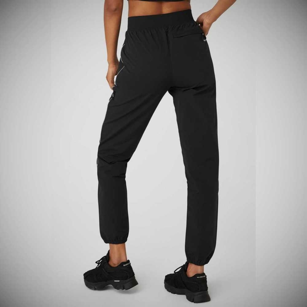 Alo Yoga Torrent Track Sweathose Damen Schwarz | XKWAZS827