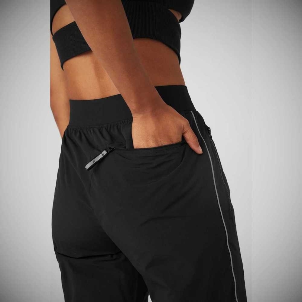 Alo Yoga Torrent Track Sweathose Damen Schwarz | XKWAZS827