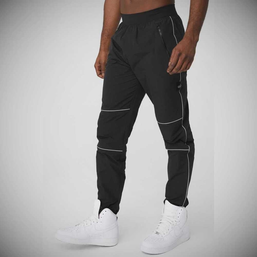 Alo Yoga Torrent Track Sweathose Herren Schwarz | KJQAUC906