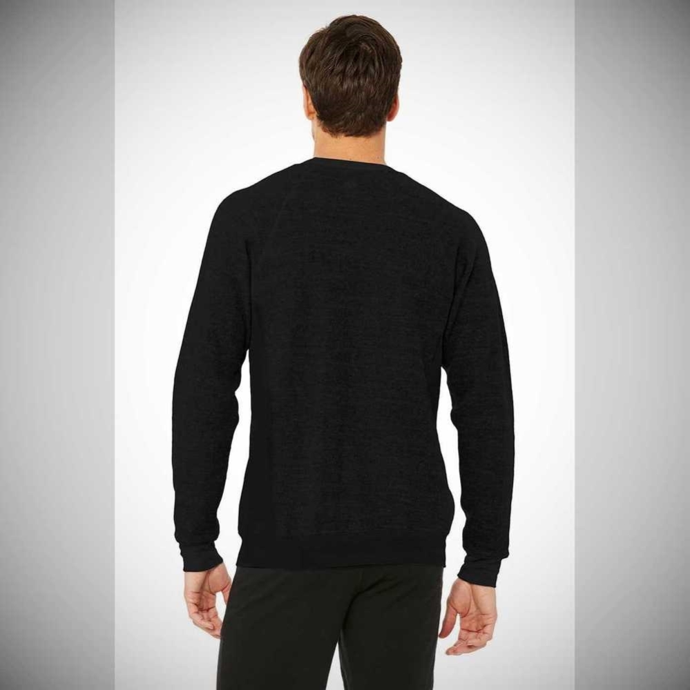 Alo Yoga Triumph Crew Neck Sweatshirt Oberbekleidung Herren Schwarz | HPFJNA805