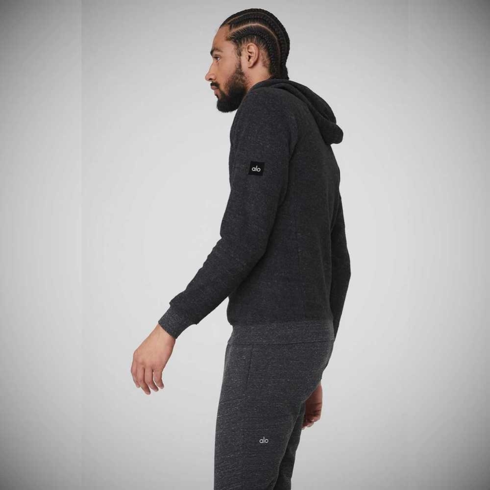 Alo Yoga Triumph Oberbekleidung Herren Schwarz | LVZMQC289