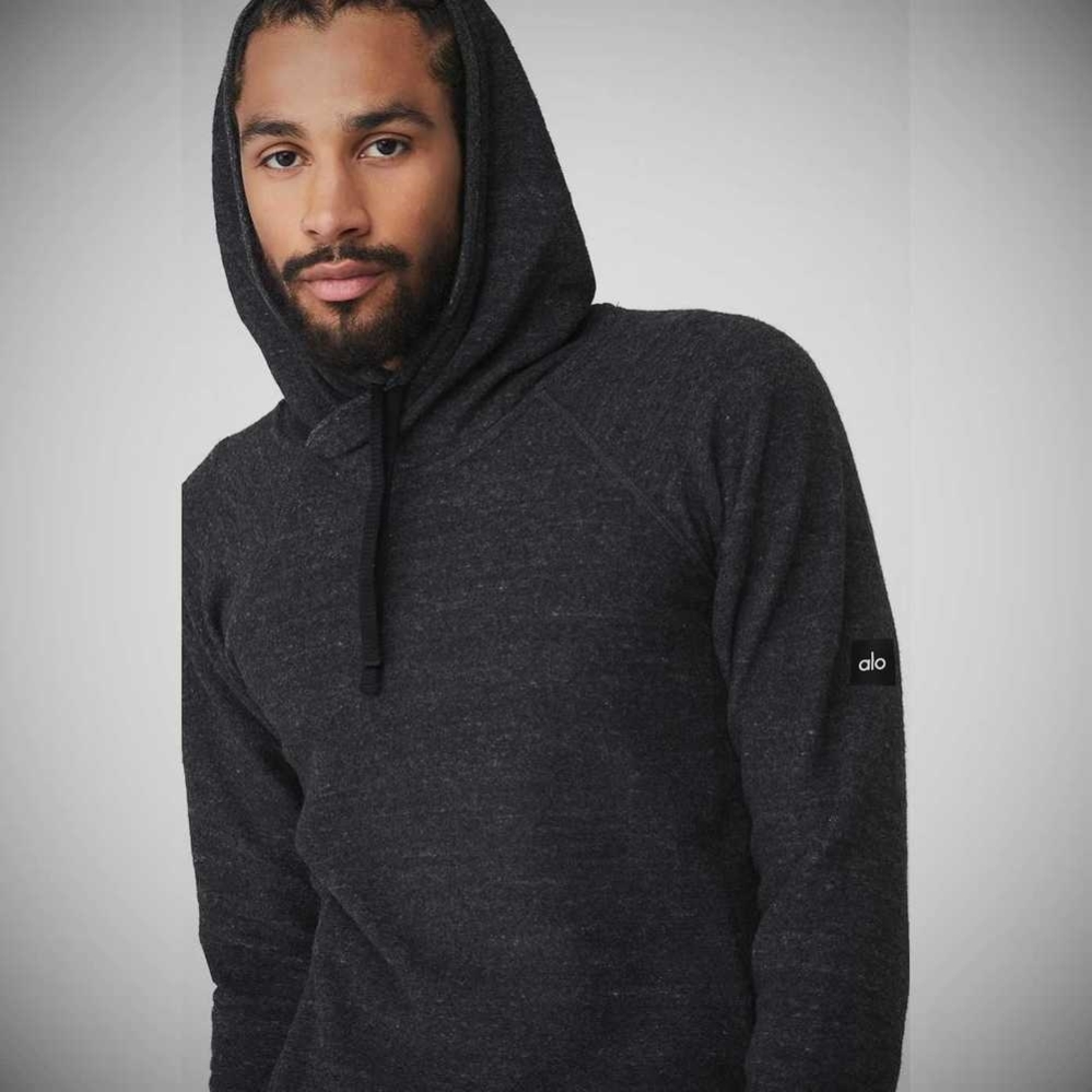 Alo Yoga Triumph Oberbekleidung Herren Schwarz | LVZMQC289