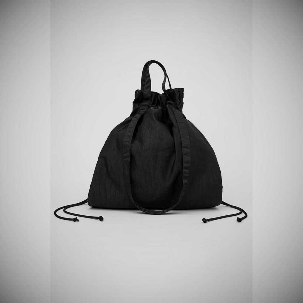 Alo Yoga Utility Tote Tasche Damen Schwarz | HQEAWV370