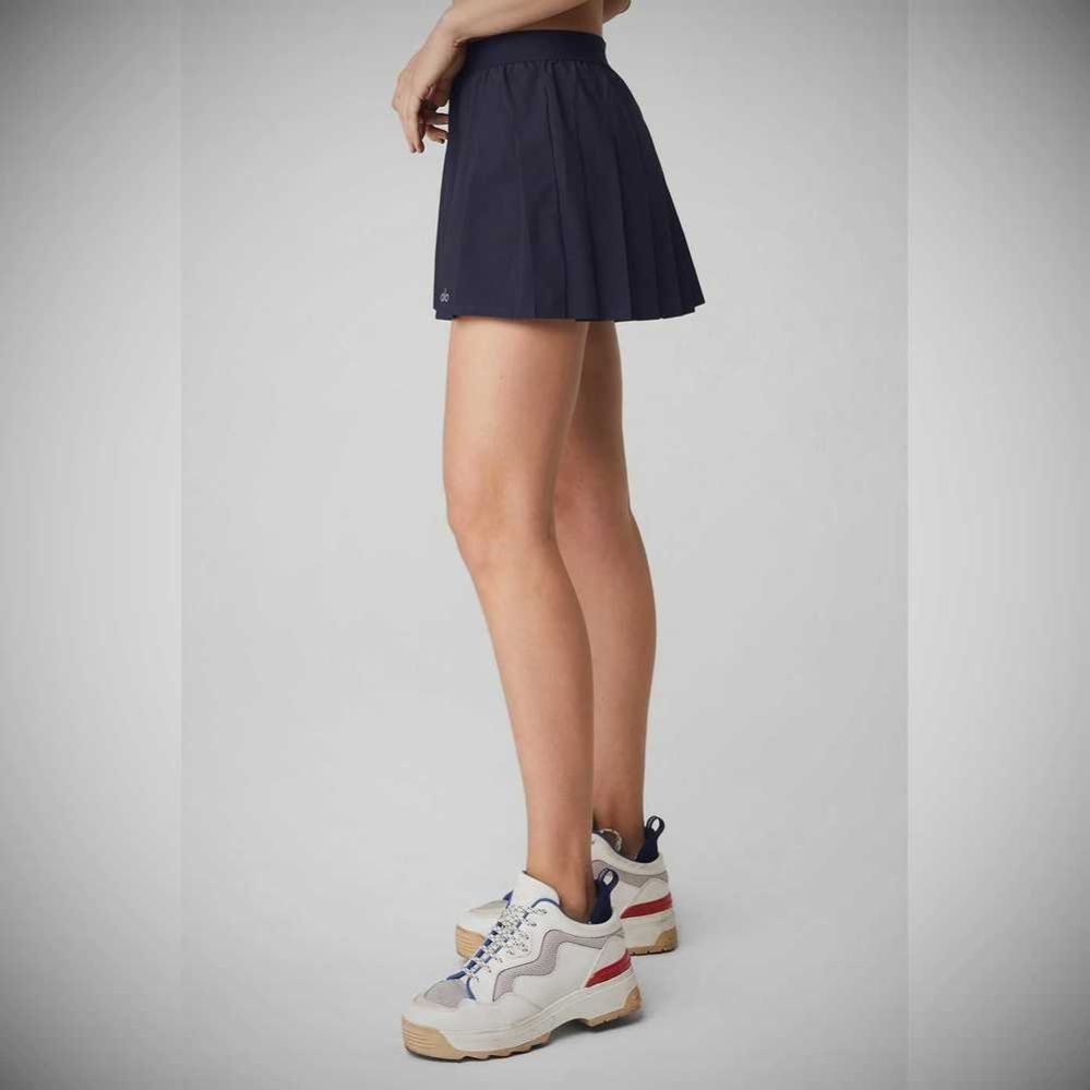 Alo Yoga Varsity Tennis Röcke Damen Navy | KRAMBC315