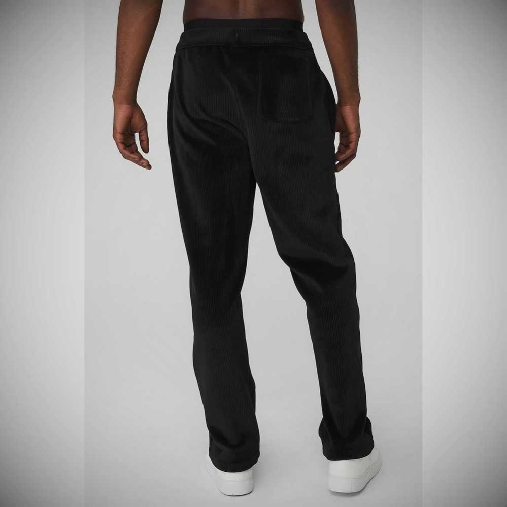 Alo Yoga Velour Baller Hose Herren Schwarz | CEWXAR092