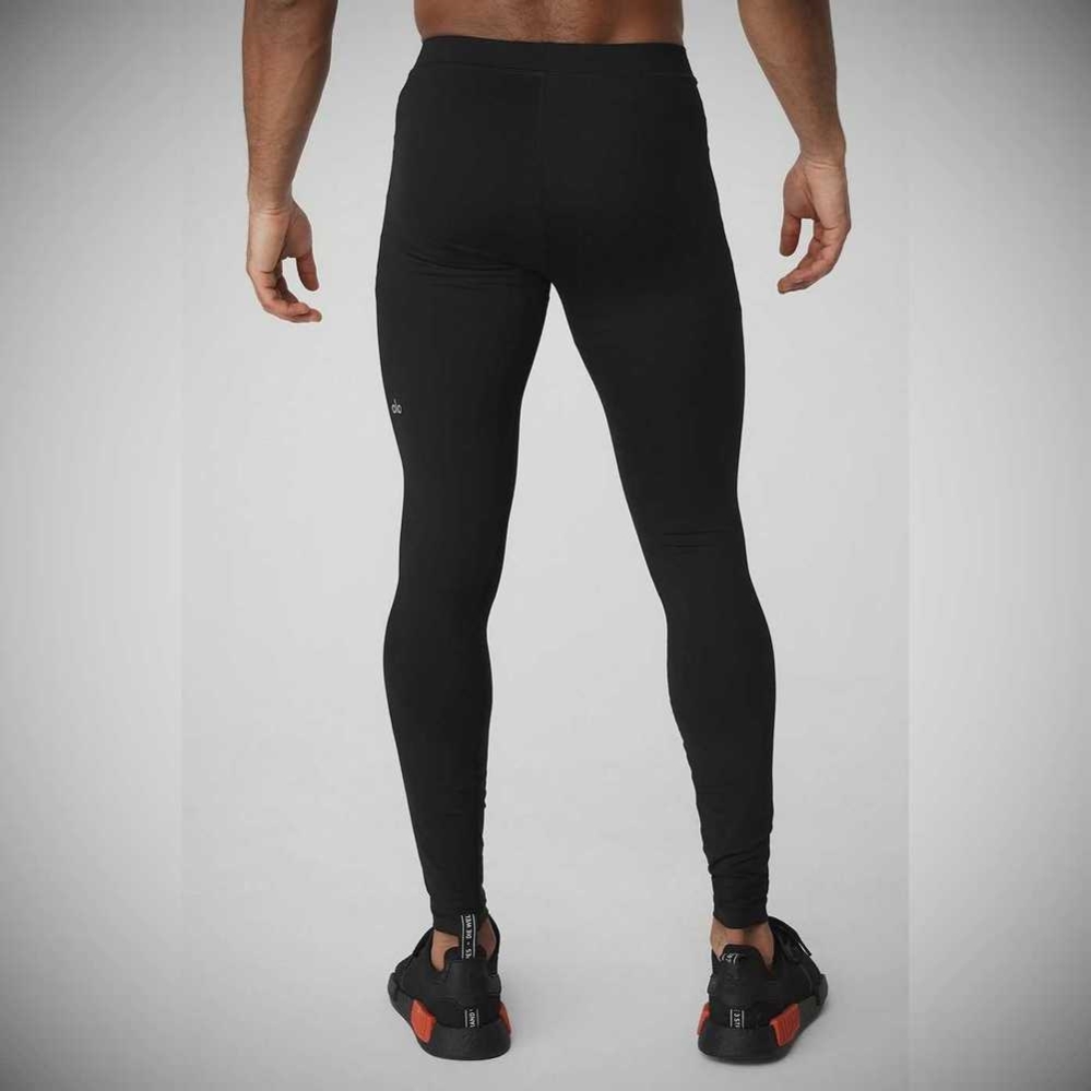 Alo Yoga Warrior Compression Hose Herren Schwarz | HENSLC502