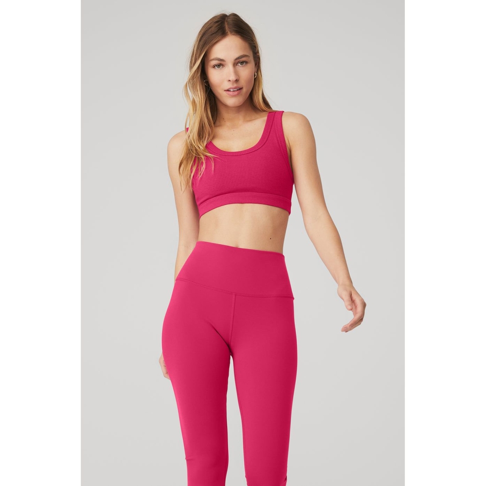 Alo Yoga Wellness BHs Damen Bordeaux | QNIRZG839