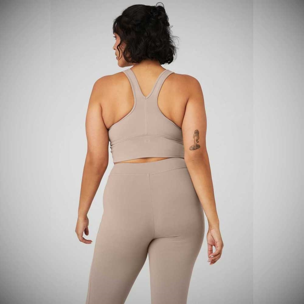 Alo Yoga Wild Thing BHs Damen Grau Braun | BLSUXP379