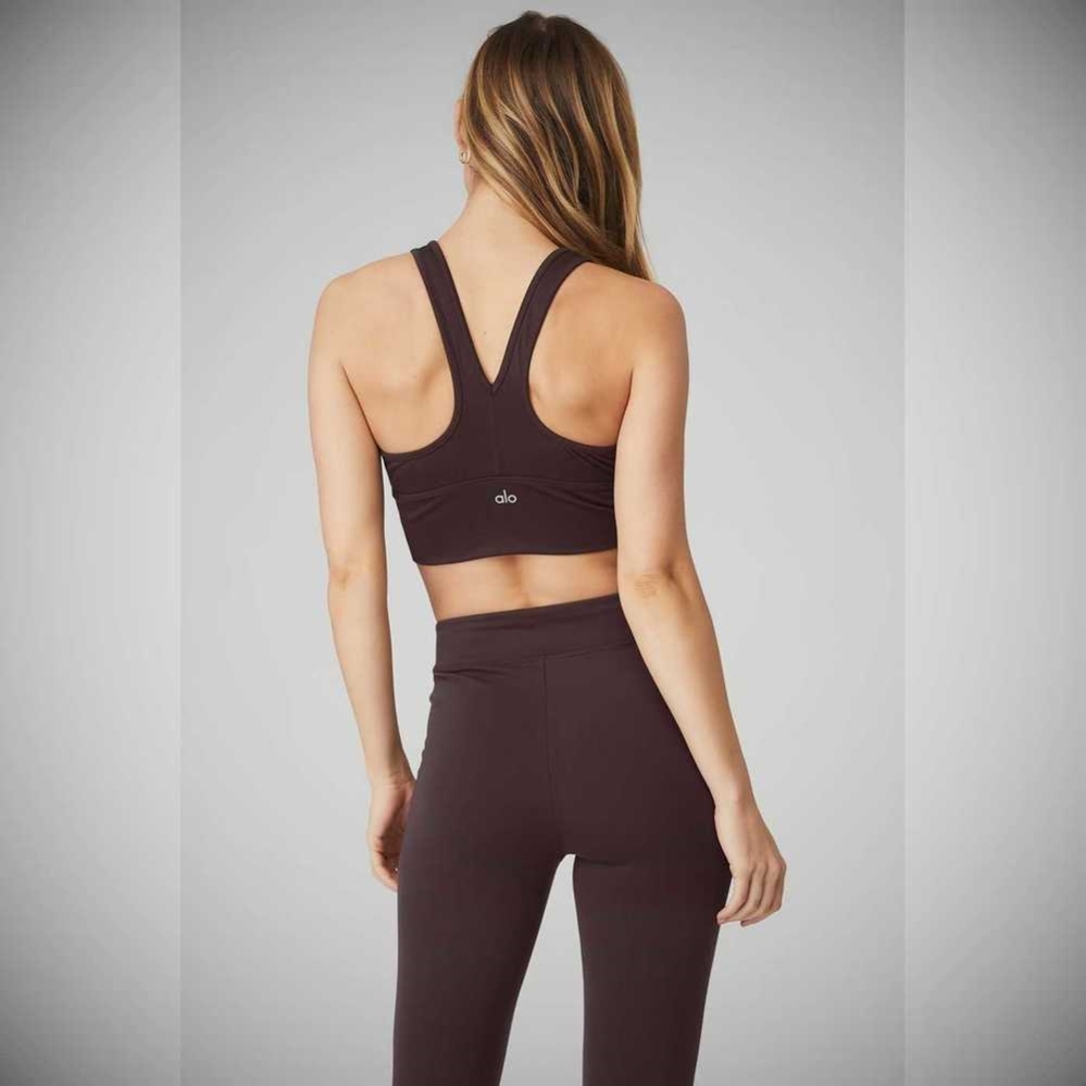 Alo Yoga Wild Thing BHs Damen Lila Grau | WZSIAO876