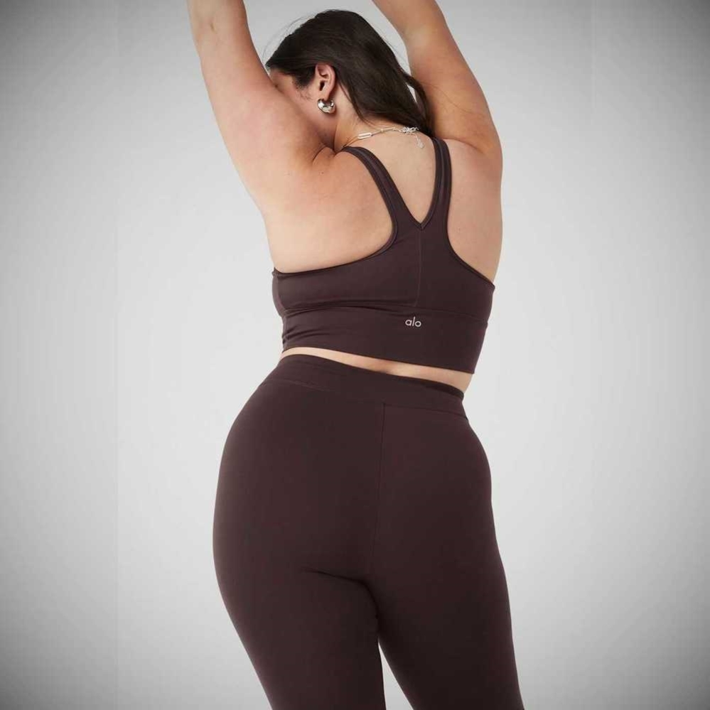 Alo Yoga Wild Thing BHs Damen Lila Grau | WZSIAO876