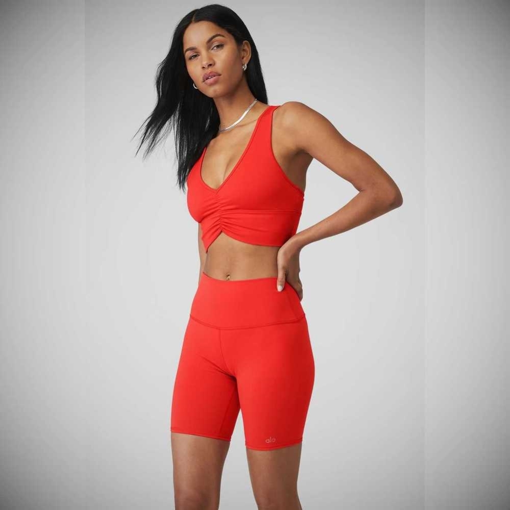 Alo Yoga Wild Thing BHs Damen Rot | VHFOBI129