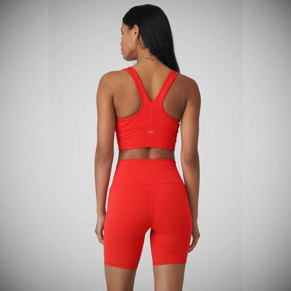 Alo Yoga Wild Thing BHs Damen Rot | VHFOBI129