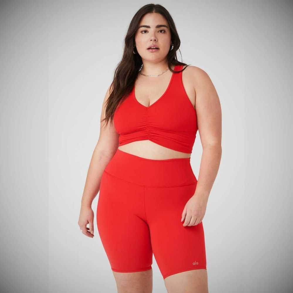 Alo Yoga Wild Thing BHs Damen Rot | VHFOBI129