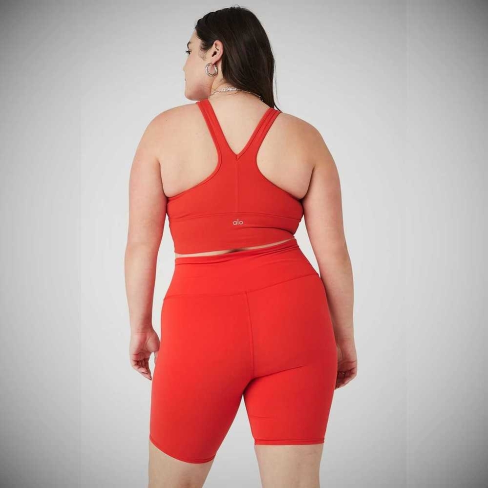 Alo Yoga Wild Thing BHs Damen Rot | VHFOBI129